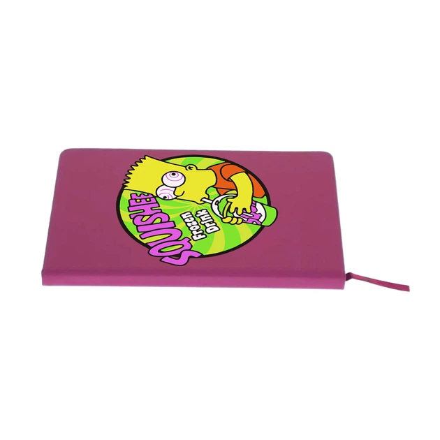 Блокнот А5 Барт Сімпсон (Bart The Simpsons) Малиновий (92288-3410-FU) - зображення 3