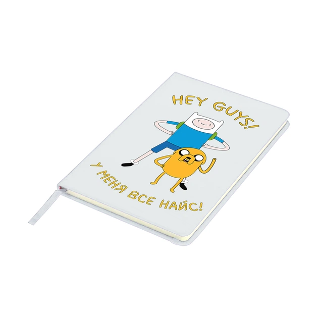Блокнот А5 Финн и Джейк пес (Finn & Jake the dog) Белый (92288-1579-WT) - Фото 5 Блокнот А5 Финн и Джейк пес (Finn & Jake the dog) Белый (92288-1579-WT) - изображение 5