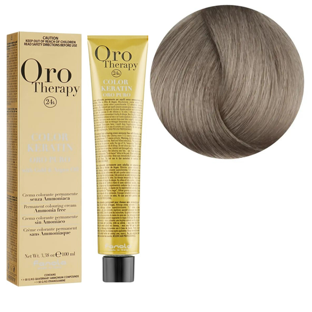Крем-фарба для волосся 8.13 Keratin Oro Puro Fanola 100 мл - Фото 1 Крем-фарба для волосся 8.13 Keratin Oro Puro Fanola 100 мл - зображення 1