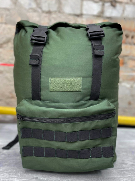 Рюкзак тактический хаки 65 литров рюкзак военный рюкзак камуфляж - изображение 1