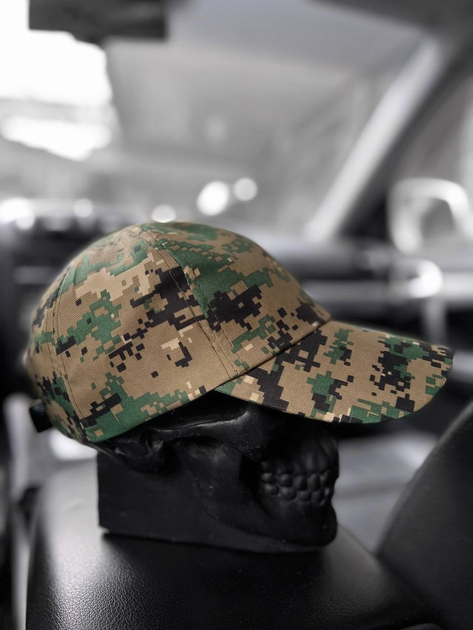 Тактична камуфльована бейсболка кепка для військових ЗСУ Кепка піксель - зображення 2