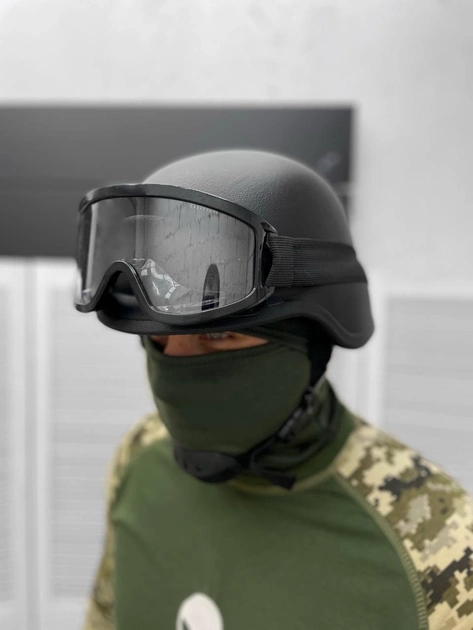 Тактические черные военные очки Очки для военных Очки для стрельбы - изображение 1