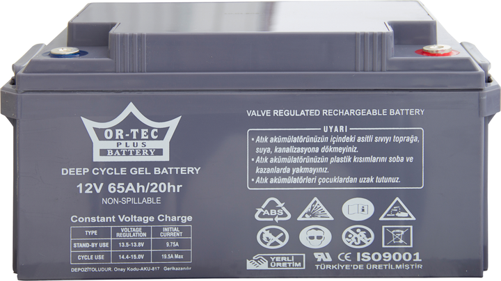 Batterie GEL Ultracell 12V 65Ah