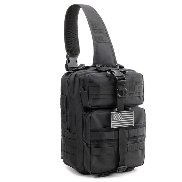 Сумка тактическая через плечо Smartex 3P Tactical 15 ST-089 black (ST217) - изображение 2