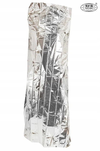 Аварийное термоодеяло LIFE FOIL 213x132cm MFH 27133 - Фото 4 Аварийное термоодеяло LIFE FOIL 213x132cm MFH 27133 - изображение 4