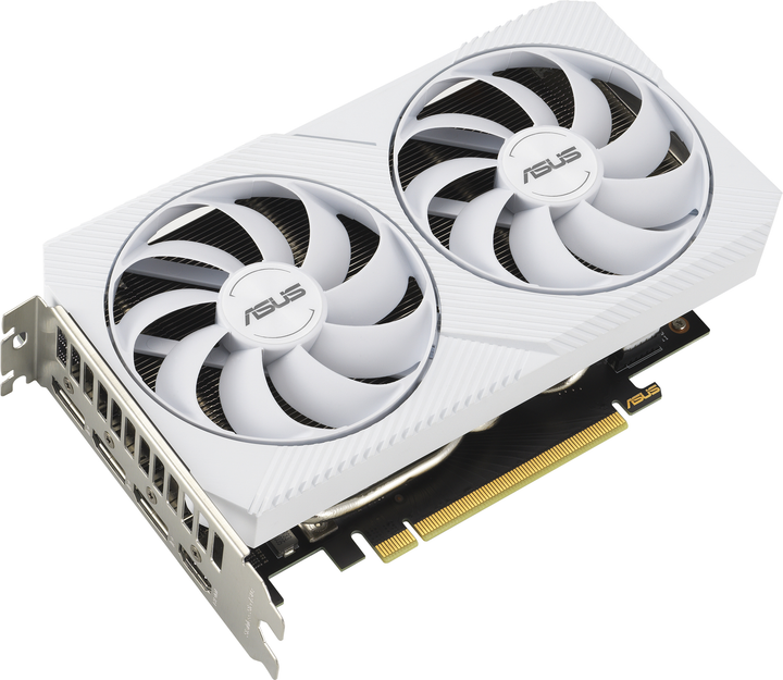 Видеокарта Asus PCI-Ex GeForce RTX 3060 Dual White OC Edition 8GB GDDR6 (128bit) (1867/15000) (1 x HDMI, 3 x DisplayPort) (DUAL-RTX3060-O8G-WHITE) - изображение 2