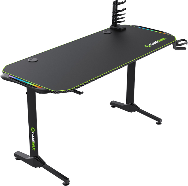 Стіл геймерський GameMax D140 Carbon-RGB – купити онлайн на ROZETKA