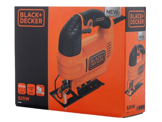 Лобзик сетевой Black+Decker 520 Вт 70 мм KS701E-QS - изображение 2