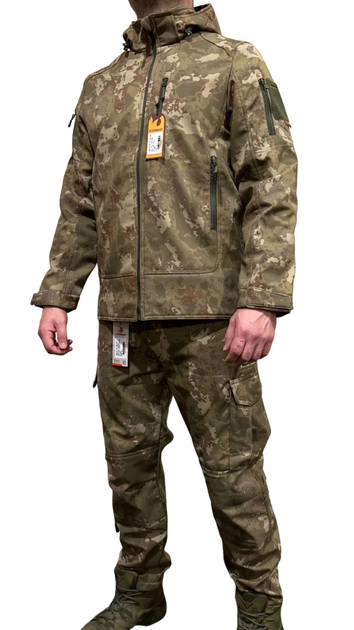 Куртка Тактичний Softshell Tactical (Камуфляж) Combat L(48) 1110092 - изображение 2