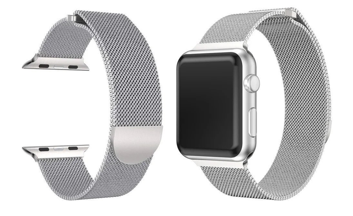 Ремешок Миланская петля для Apple Watch / металлический ремешок / 42-44 ...