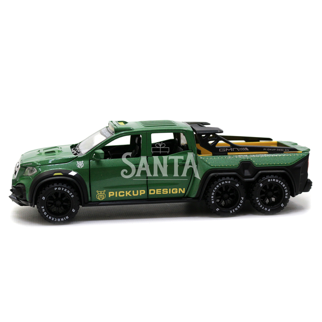 Іграшкова машинка металева «Mercedes Pickup» Автопром (Мерседес) пікап, зелений, 20*6*7, (7584) - зображення 3