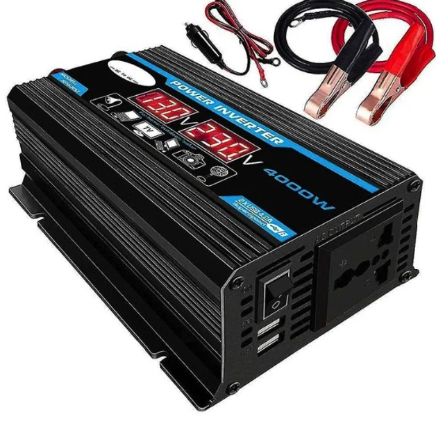 Преоброзователь 4000 12v 220v/110v инвертор переменного тока – фото ...
