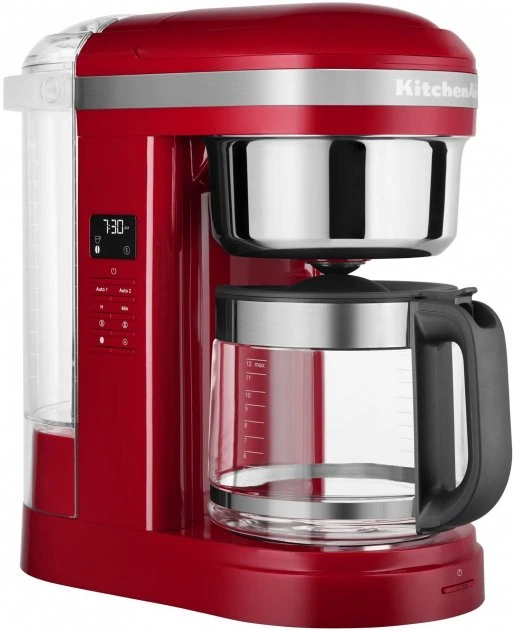 Кофеварка капельная KitchenAid 5KСM1209EER 1100 Вт красная - Фото 2 Кофеварка капельная KitchenAid 5KСM1209EER 1100 Вт красная - изображение 2