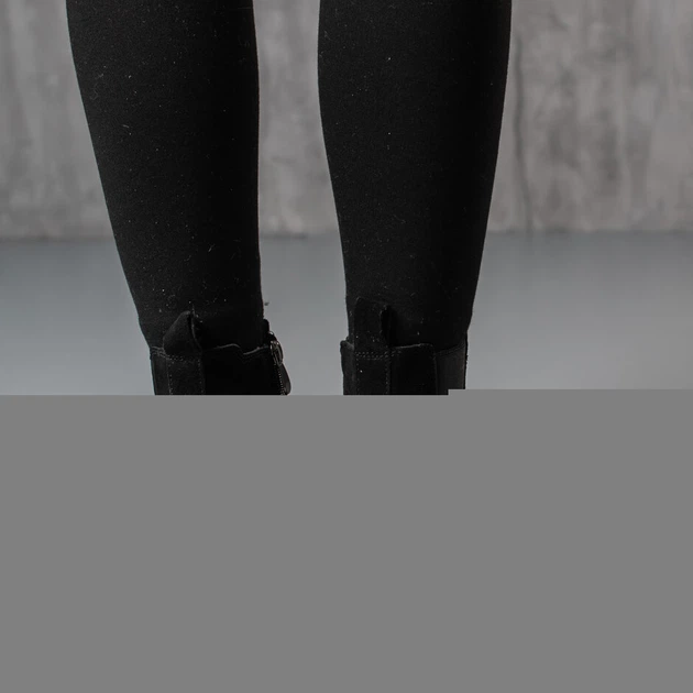 Ботинки женские Fashion Hoofy 3846 38 размер 24,5 см Черный - Фото 4 Ботинки женские Fashion Hoofy 3846 38 размер 24,5 см Черный - изображение 4