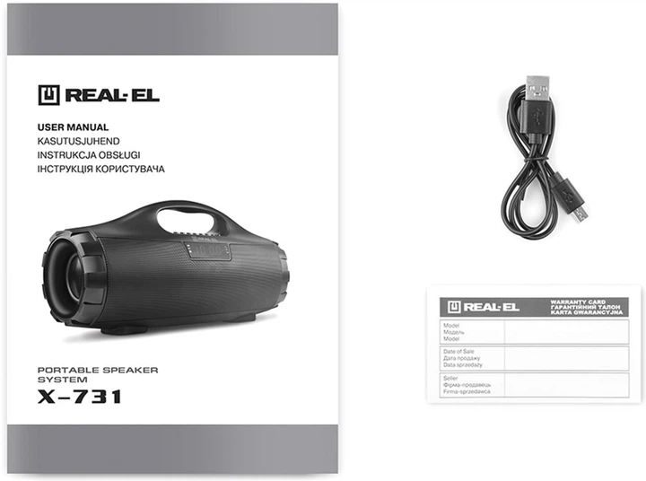 Акустическая система Real-El X-731 Black (EL121600015) - Фото 10 Акустическая система Real-El X-731 Black (EL121600015) - изображение 10