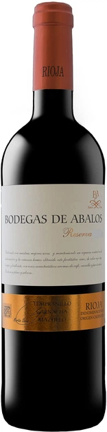 Вино Bodegas de Abalos Reserva Rioja DOC красное сухое 0.75 л 14% (8423513002422) - Фото 1 Вино Bodegas de Abalos Reserva Rioja DOC красное сухое 0.75 л 14% (8423513002422) - изображение 1