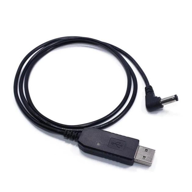USB кабель з тригером для зарядки рацій Baofeng UV-10R / UV-5R / UV-82 Output 9V/1A 5.5mm - Фото 1 USB кабель з тригером для зарядки рацій Baofeng UV-10R / UV-5R / UV-82 Output 9V/1A 5.5mm - зображення 1