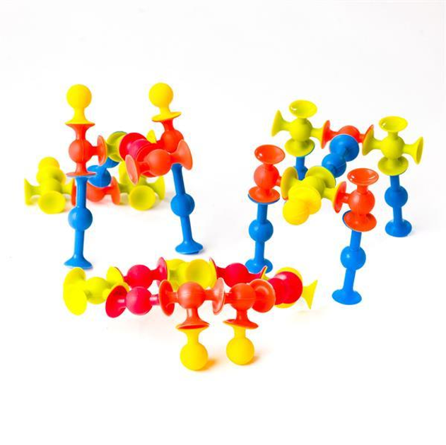 Конструктор на мини-присосках Fat Brain Toys MiniSquigz 75 шт. (F107ML ...