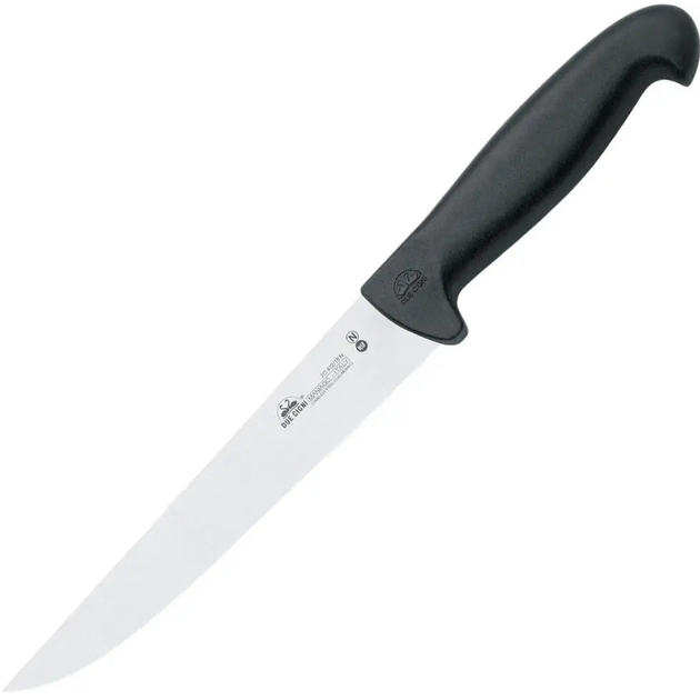 Ніж кухонний Due Cigni Professional Boning Knife 412, 180 mm black - изображение 1
