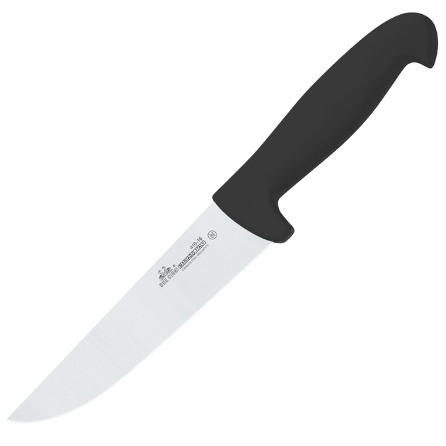 Ніж кухонний Due Cigni Professional Butcher Knife, 180 mm black - зображення 1