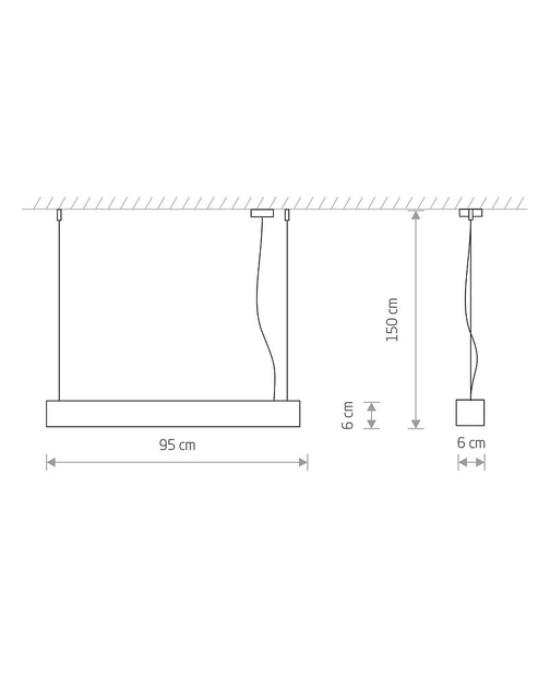 Подвесной светильник, люстра Nowodvorski 7547 Soft LED T8LED 1x16W 3000K 2300Lm IP20 белый - изображение 5