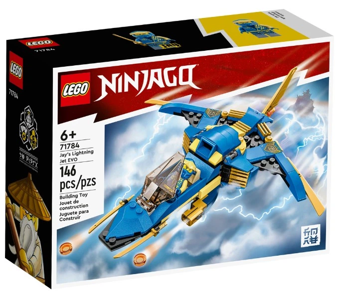 Конструктор Lego Ninjago Самолёт-молния Эво Джея 146 деталей