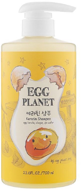 Акція на Кератиновий шампунь Daeng Gi Meo Ri Egg Planet Keratin 700 мл від Rozetka
