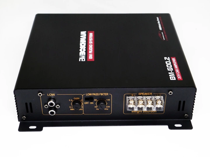 Автомобильный усилитель звука Boschmam BM Audio BM-600.2 двухканальный 4000W - изображение 3