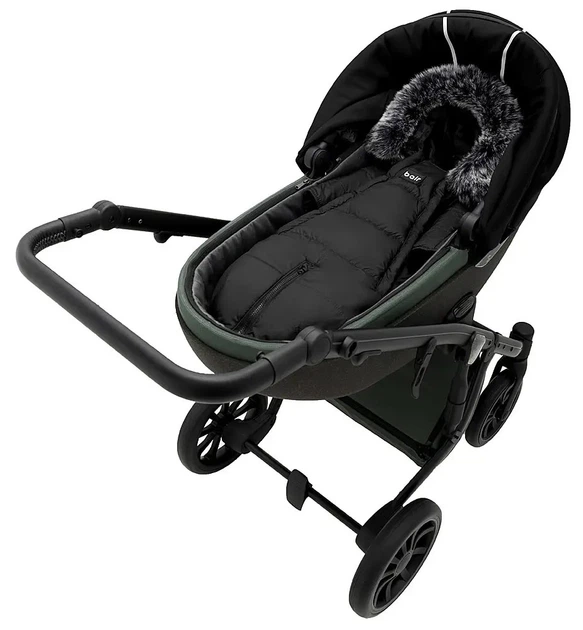 Зимовий конверт комбинезон Bair North premium Чорний (black noire) - Фото 9 Зимовий конверт комбинезон Bair North premium Чорний (black noire) - зображення 9