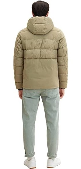 Куртка Tom Tailor mat mix puffer jacket M Бежевый 1032481-10415 - изображение 3