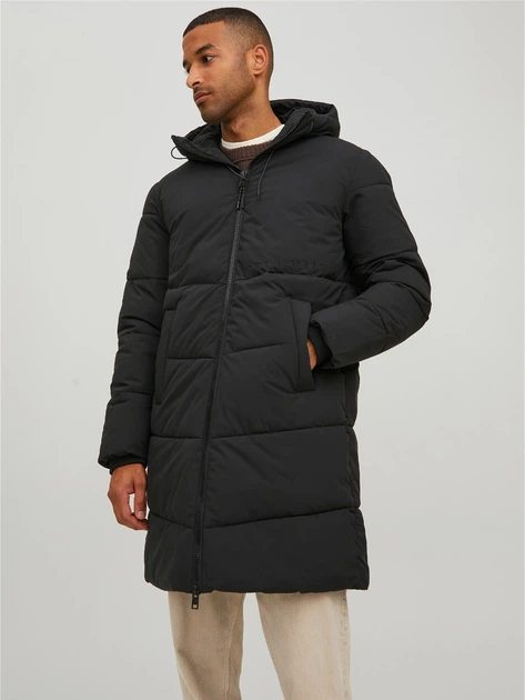 Довга куртка Jack & Jones JORCOPENHAGEN LONG PUFFER LN L Чорний