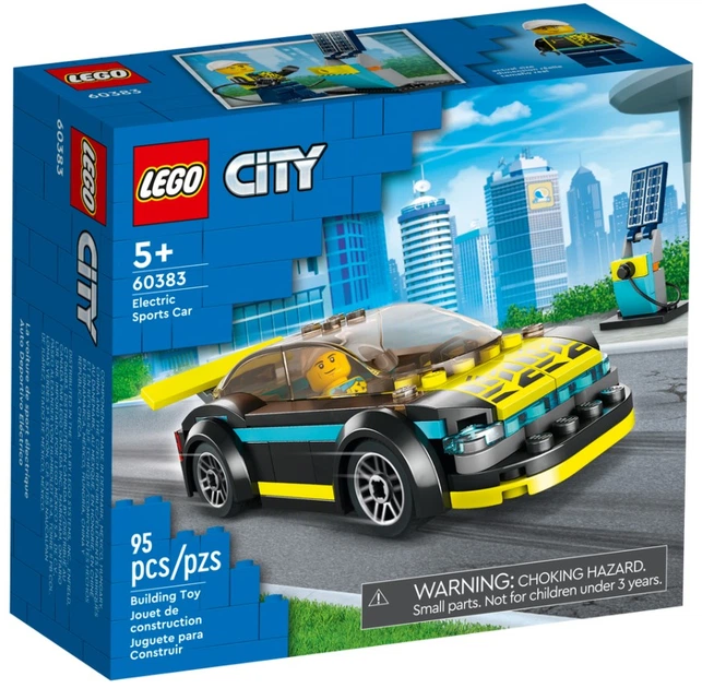 Конструктор LEGO City Електричний спортивний автомобіль 95 деталей Конструктор LEGO City Електричний спортивний автомобіль 95 деталей