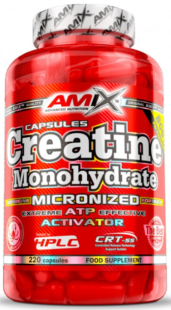 Креатин моногидрат Amix Creatine monohydrate 800 мг - 220 капс – фото ...