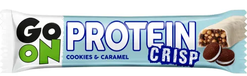 Протеиновые батончики Go On Батончик Crisp Bar with Cookie&Caramel 50 г - Фото 1 Протеиновые батончики Go On Батончик Crisp Bar with Cookie&Caramel 50 г - изображение 1