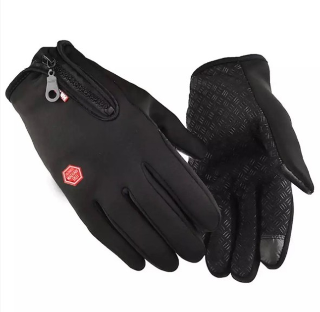 Зимові рукавички флісові тактичні теплі велорукавички B-Forest - зображення 2