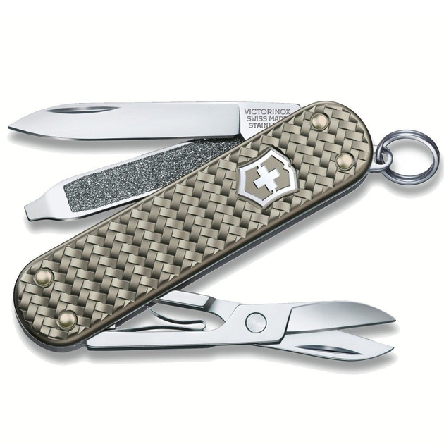 Складной нож Victorinox CLASSIC SD Precious Alox серый 0.6221.4031G - изображение 1