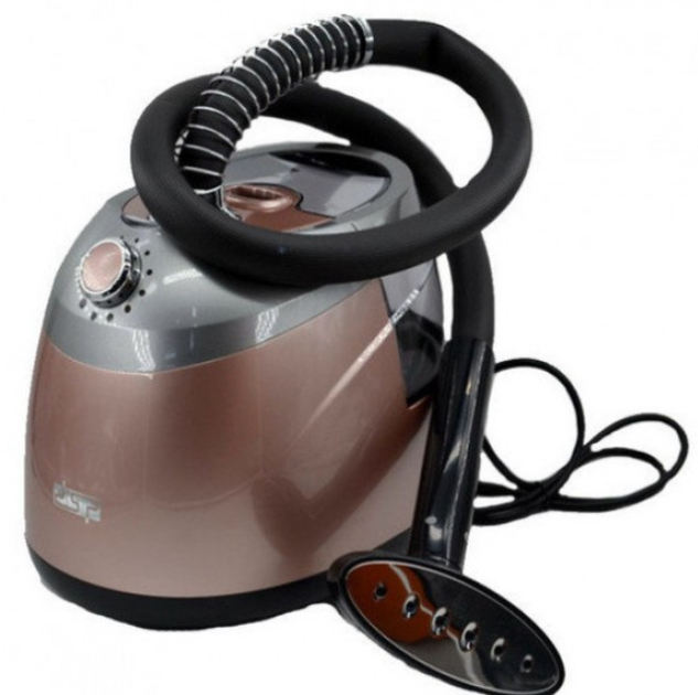 Отпариватель паровой утюг DSP Unit Pro Clean пароочиститель со стойкой для одежды DSP KD-6016A, 2000, 2,5 л, Rose-Gold - изображение 3