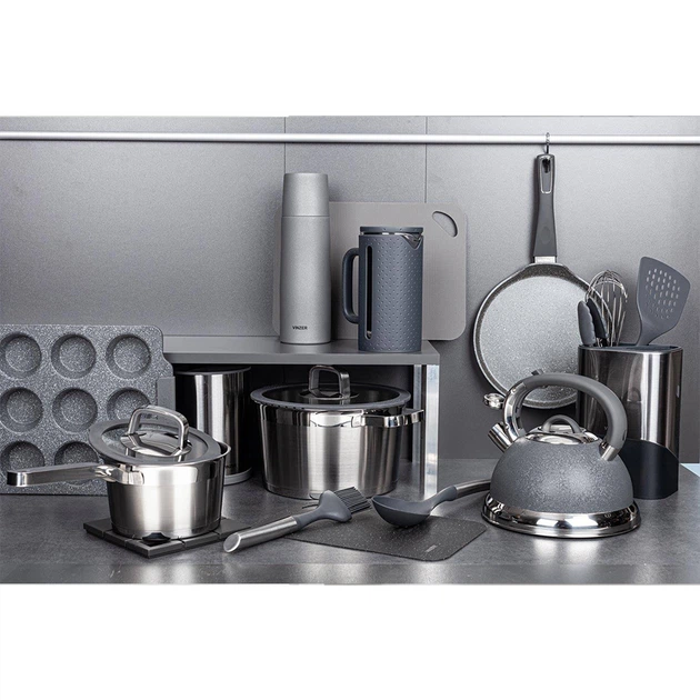 Каструля з кришкою Vinzer Moderno 2,3 л 50072 - Фото 5 Каструля з кришкою Vinzer Moderno 2,3 л 50072 - изображение 5