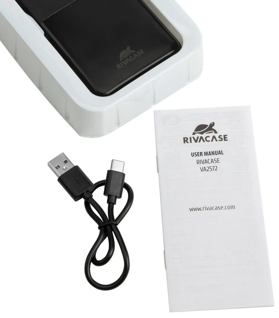 Powerbank Rivacase Rivapower VA2572 20000 mAh QC/PD 20 W Black - obraz 11