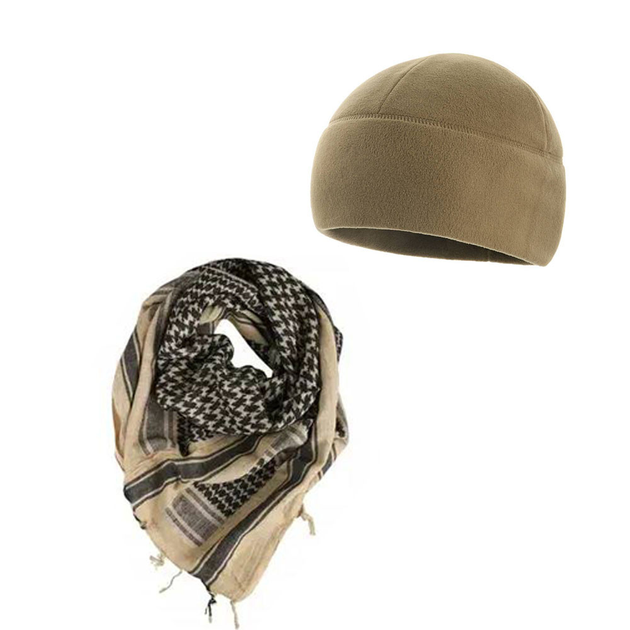 Набор Арафатка dominator 100х100см и M-Tac шапка Watch Cap Premium флис Dark Olive L - изображение 1