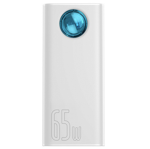 Внешний аккумулятор Baseus Power Bank Amblight Quick Charge 65W 30000mAh White (PPLG-A02) - Фото 7 Внешний аккумулятор Baseus Power Bank Amblight Quick Charge 65W 30000mAh White (PPLG-A02) - изображение 7