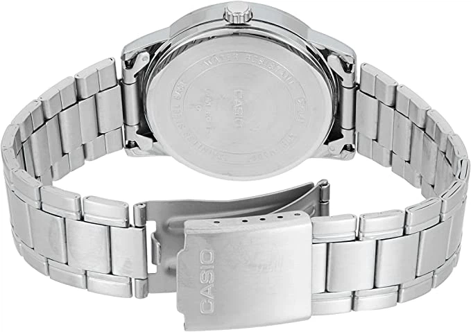 Наручний класичний годинник Casio MTP-V002D-7BUDF Сталевий з сріблястим - зображення 2