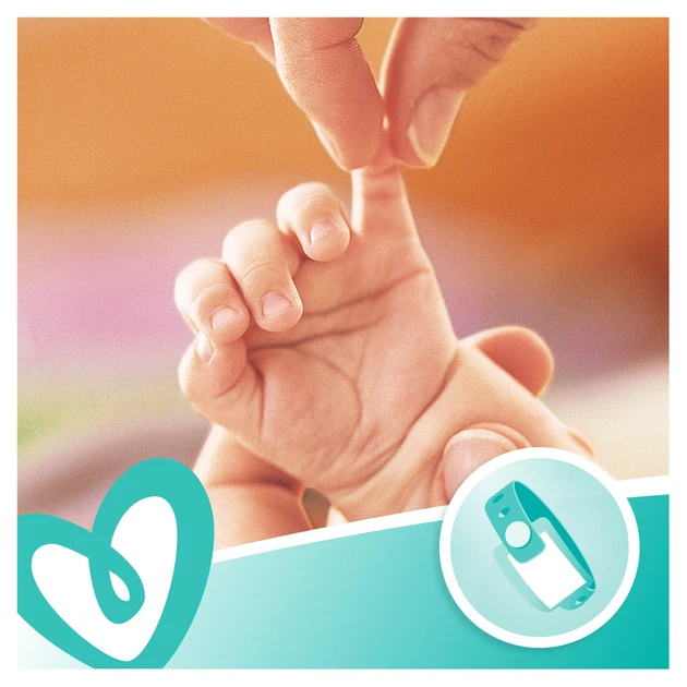 Набір Дитячі вологі серветки Pampers Sensitive 4 х 52 шт (8001841062624) - зображення 5