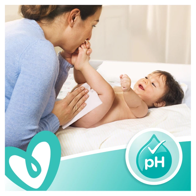 Набір Дитячі вологі серветки Pampers Sensitive 4 х 52 шт (8001841062624) - зображення 8