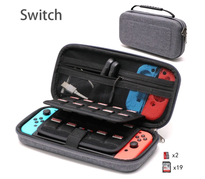Сумка чехол Guanhe NS1 бокс для NS nintendo switch серый - изображение 5