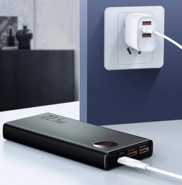 УМБ Baseus Adaman Metal 20000mAh Black (ppimda-d01) - зображення 7