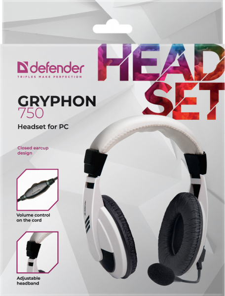 Наушники Defender hn-750 White - изображение 8