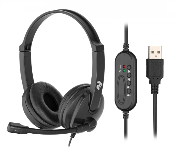 Наушники 2e ch12 Black usb (2e-ch12su) - Фото 1 Наушники 2e ch12 Black usb (2e-ch12su) - изображение 1