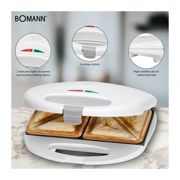 Бутербродница Bomann st 5016 cb white - изображение 3
