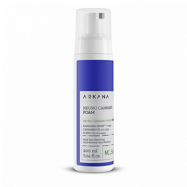 Пенка для демакияжа сухой и чувствительной кожи - Arkana Cannabis Clean ...